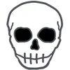 Стикер 59 Skulls