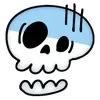 Стикер 27 Skulls