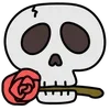 Стикер 17 Skulls