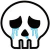 Стикер 40 Skulls