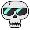 Стикер 13 Skulls