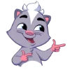 ✌️ Эмодзи «Скунсик» для Telegram