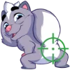 🎯 Эмодзи «Скунсик» для Telegram