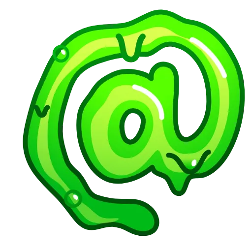 Стикер 56 Slime Font Emoji