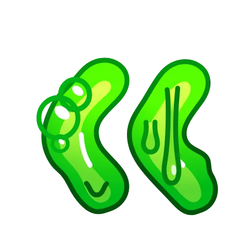 Стикер 49 Slime Font Emoji