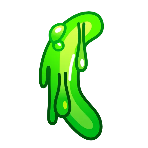 Стикер 47 Slime Font Emoji
