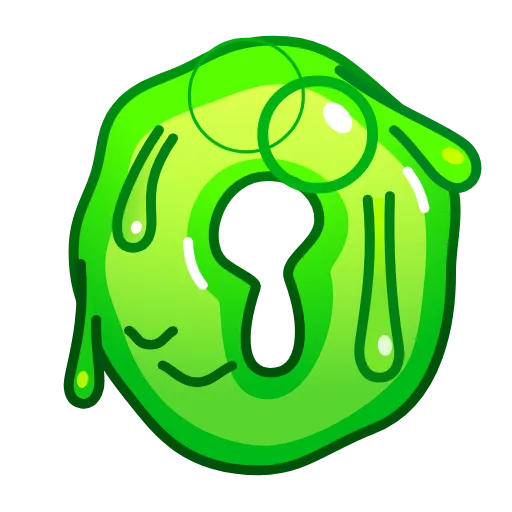 Стикер 36 Slime Font Emoji
