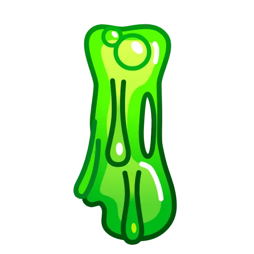 Стикер 9 Slime Font Emoji
