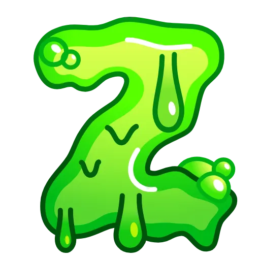 Стикер 26 Slime Font Emoji