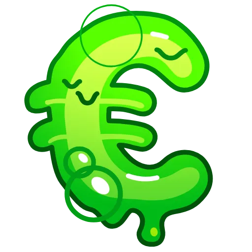 Стикер 38 Slime Font Emoji