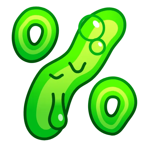 Стикер 59 Slime Font Emoji