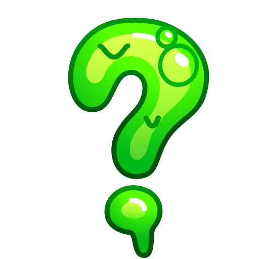 Стикер 51 Slime Font Emoji