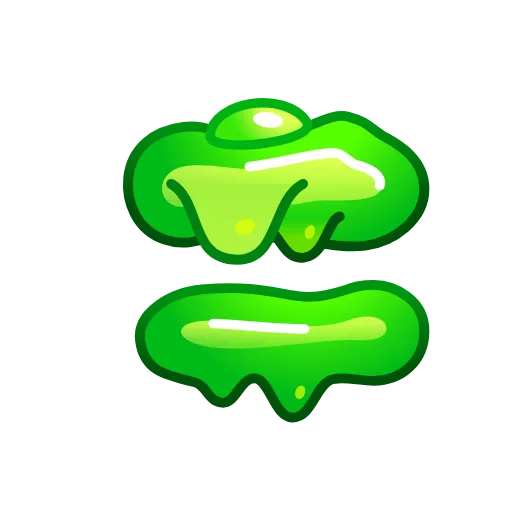 Стикер 42 Slime Font Emoji