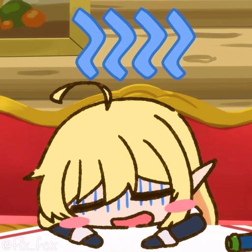 🥴 Стикер «Slime Taoshite 300-nen S2» для Telegram