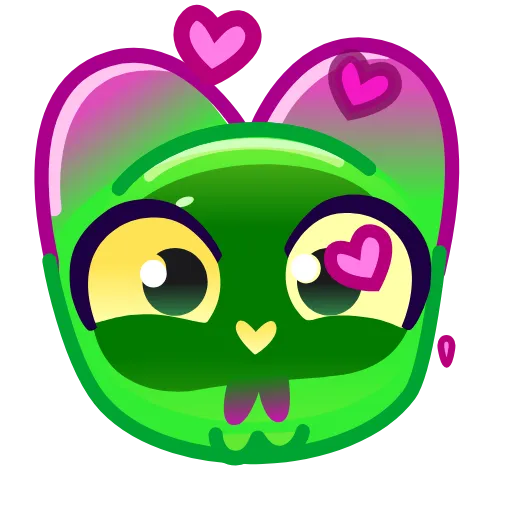 Стикер 5 Slippery Cat Emoji