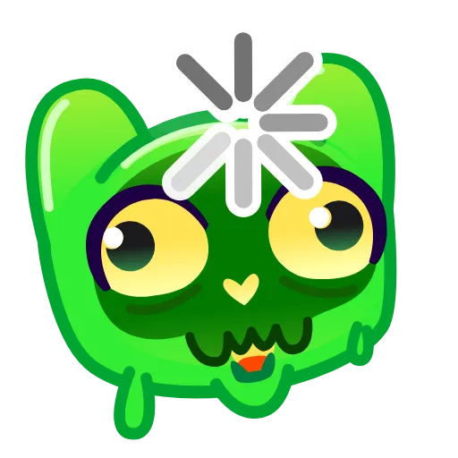 Стикер 15 Slippery Cat Emoji