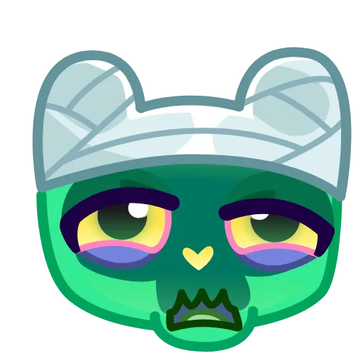 Стикер 24 Slippery Cat Emoji
