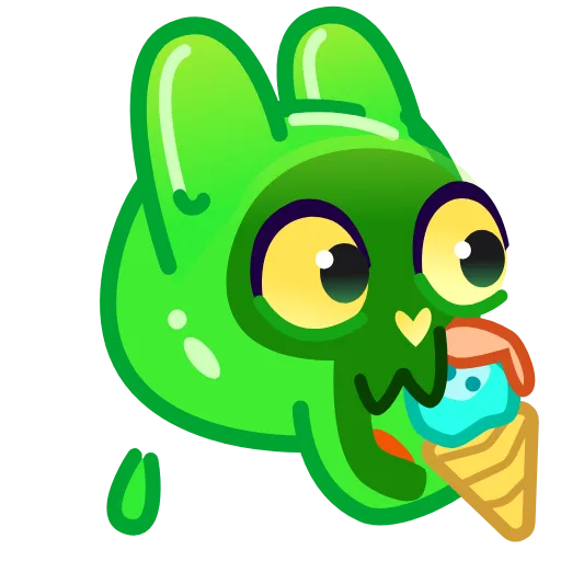 Стикер 38 Slippery Cat Emoji