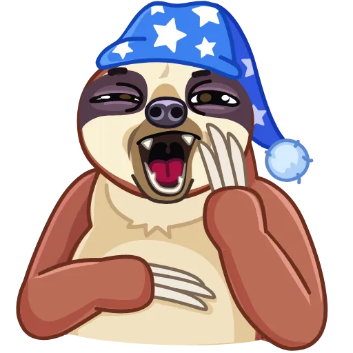 Стикер 16 Slothy