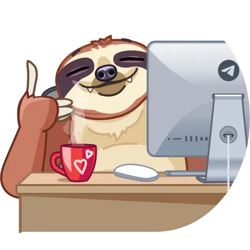 Стикер 3 Slothy