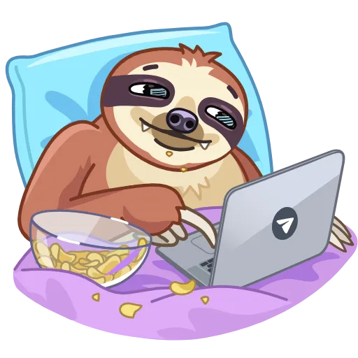 Стикер 15 Slothy