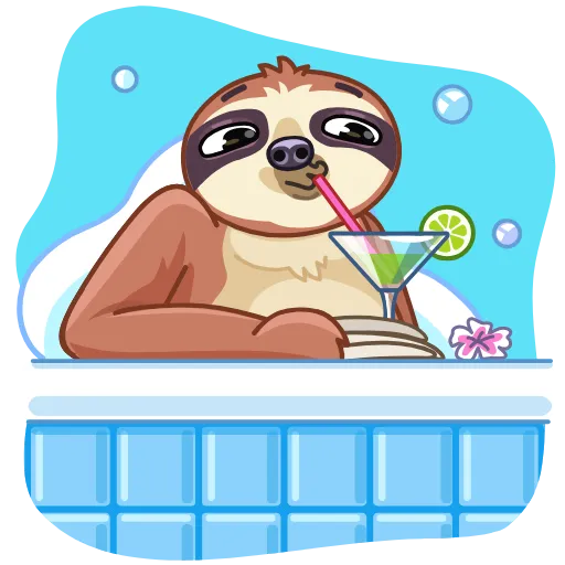 Стикер 10 Slothy