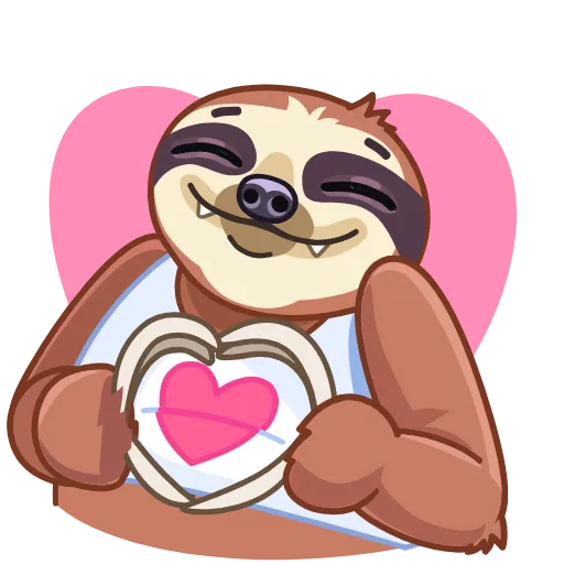 Стикер 12 Slothy
