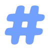 #️⃣ Эмодзи «Цифры и иконки в трёх цветах, синий, жёлтый, красный» для Telegram