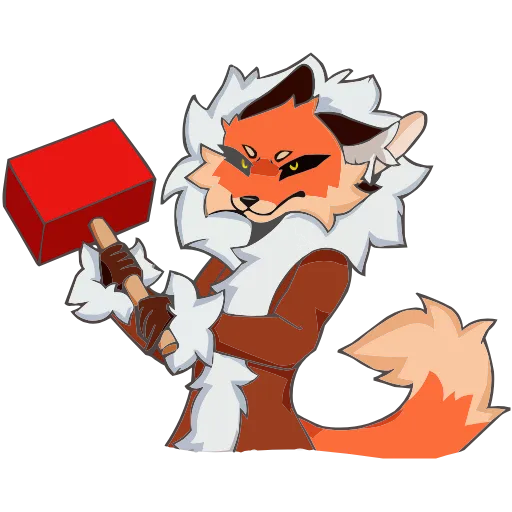 🔨 Эмодзи «Плутовка» для Telegram