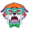 😢 Эмодзи «Буквы и лисы» для Telegram
