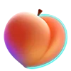 🍑 Эмодзи «Буквы и лисы» для Telegram