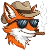 😎 Эмодзи «Буквы и лисы» для Telegram