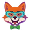 😄 Эмодзи «Буквы и лисы» для Telegram