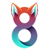 8️⃣ Эмодзи «Буквы и лисы» для Telegram