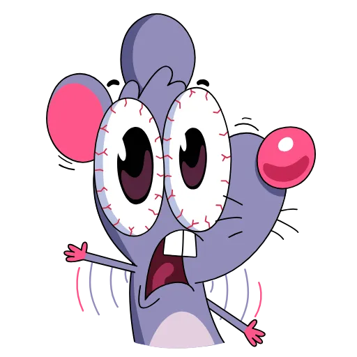 Стикер 8 Small Mouse
