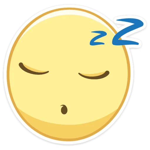 😴 Стикер «Смайлы» для Telegram