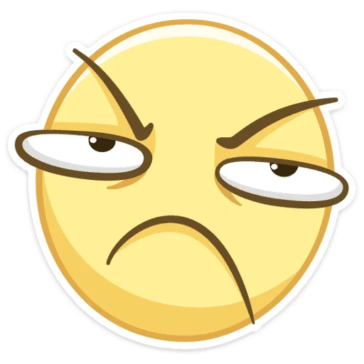 😒 Стикер «Смайлы» для Telegram