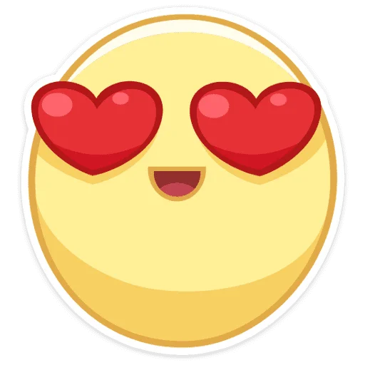 😍 Стикер «Смайлы» для Telegram