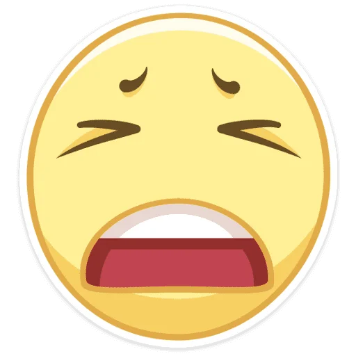 😫 Стикер «Смайлы» для Telegram