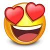 Стикер 5 ❤️ Набор эмоджи со смайликами из Viber