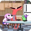 Стикер 34 😀 Набор эмоджи по мульту «Smiling Friends Задорные друзья»