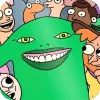 Стикер 16 😀 Набор эмоджи по мульту «Smiling Friends Задорные друзья»