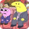 Стикер 46 😀 Набор эмоджи по мульту «Smiling Friends Задорные друзья»