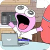 Стикер 56 😀 Набор эмоджи по мульту «Smiling Friends Задорные друзья»