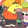 Стикер 40 😀 Набор эмоджи по мульту «Smiling Friends Задорные друзья»