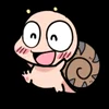 😊 Эмодзи «Улиточка» для Telegram