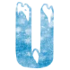 ❄️ Эмодзи «Снежные буквы - новогодние» для Telegram