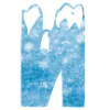❄️ Эмодзи «Снежные буквы - новогодние» для Telegram
