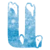 ❄️ Эмодзи «Снежные буквы - новогодние» для Telegram