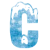 ❄️ Эмодзи «Снежные буквы - новогодние» для Telegram